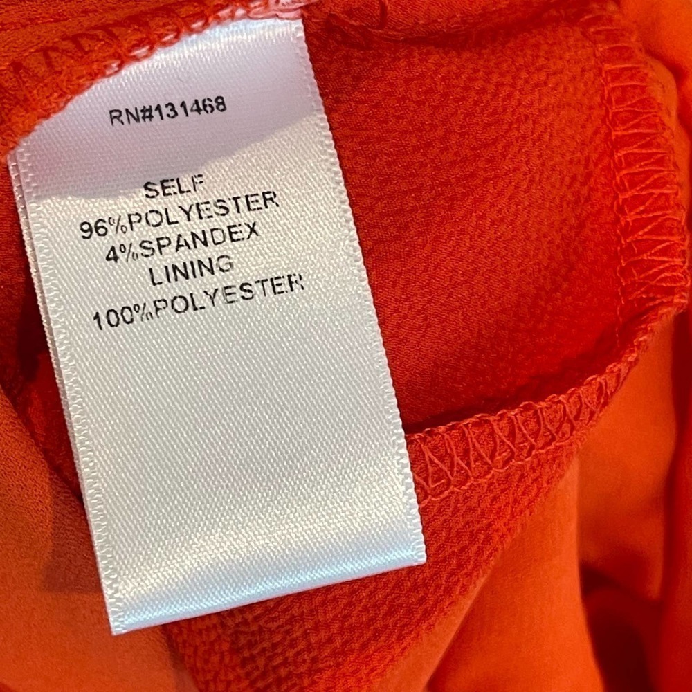 Vici Strapless Wide Leg Jumpsuit Red Orange Women's Size Xs Nwot — image 8 of 8